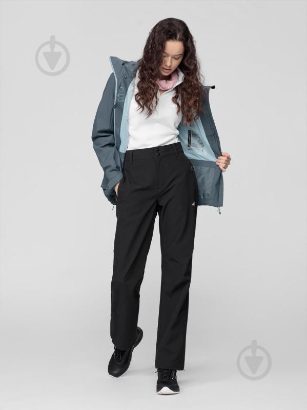 Куртка женская демисезонная 4F D4L21-KUD150-32S р.XS синяя - фото 3 Куртка женская демисезонная 4F D4L21-KUD150-32S р.XS синяя - фото 3
