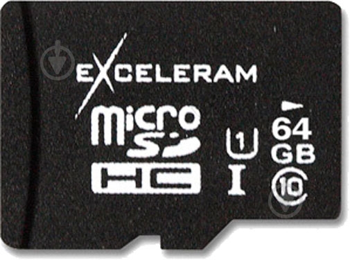 Карта памяти Exceleram microSDXC 64 ГБ Class 10 (MSD6410A) UHS-1 - фото 2 Карта памяти Exceleram microSDXC 64 ГБ Class 10 (MSD6410A) UHS-1 - фото 2
