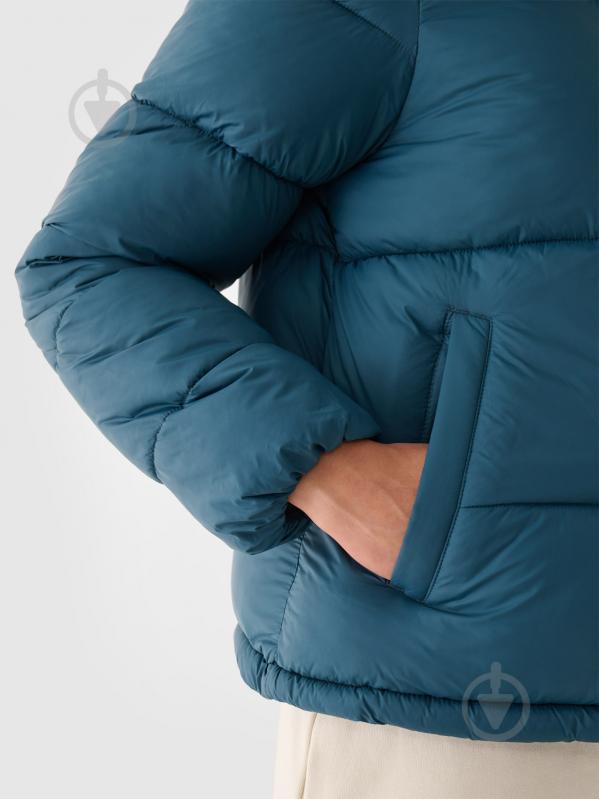 Пуховик женский зимний 4F DOWN JACKET F469 4FWAW24TDJAF469-46S р.S синий - фото 4