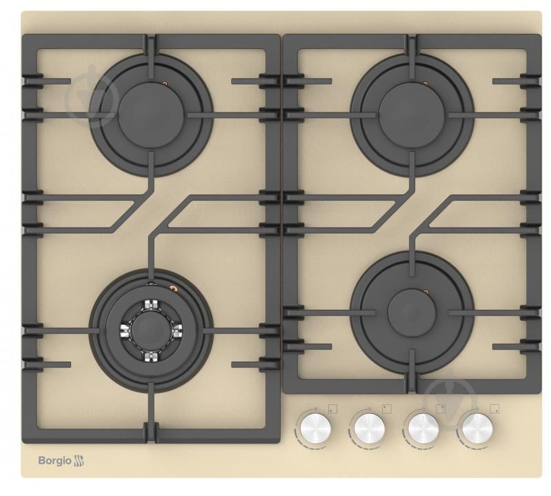 Варочная поверхность газовая Borgio D 6392-19 Ivory Glass - фото 1