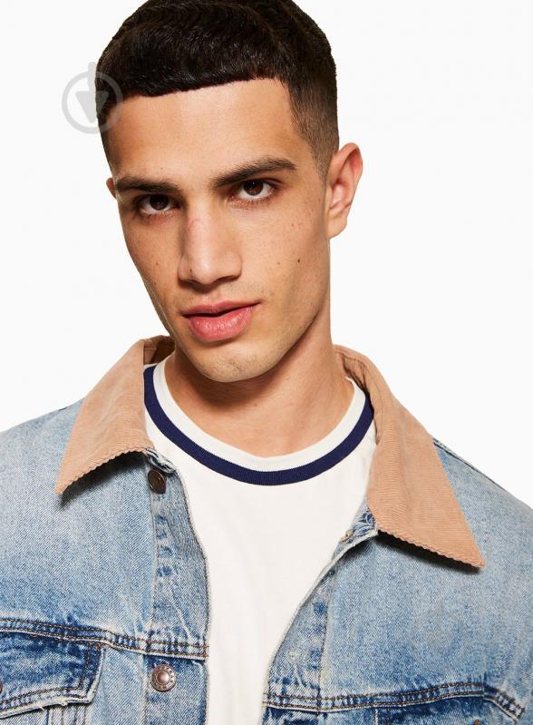 Куртка мужская TopMan CASUAL JKTS 64P10S-BLE р.S синяя - фото 4 Куртка мужская TopMan CASUAL JKTS 64P10S-BLE р.S синяя - фото 4