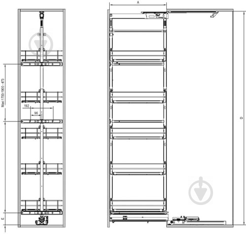 Карго Rejs MAXIMA 40/5 хром - фото 2