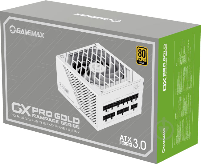 Блок питания GameMax GX-850 PRO WT (ATX3.0 PCIe5.0) 850 Вт - фото 14