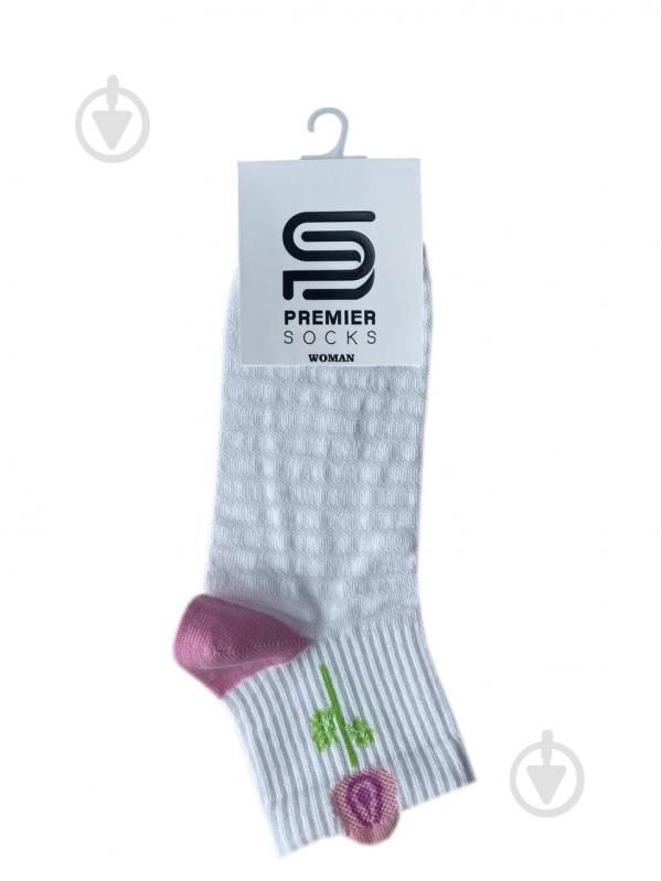 Шкарпетки жіночі Premier Socks р.23-25 білий - фото 1