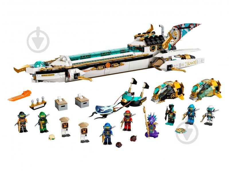 Конструктор LEGO Ninjago Подводный «Дар Судьбы» 71756 - фото 4