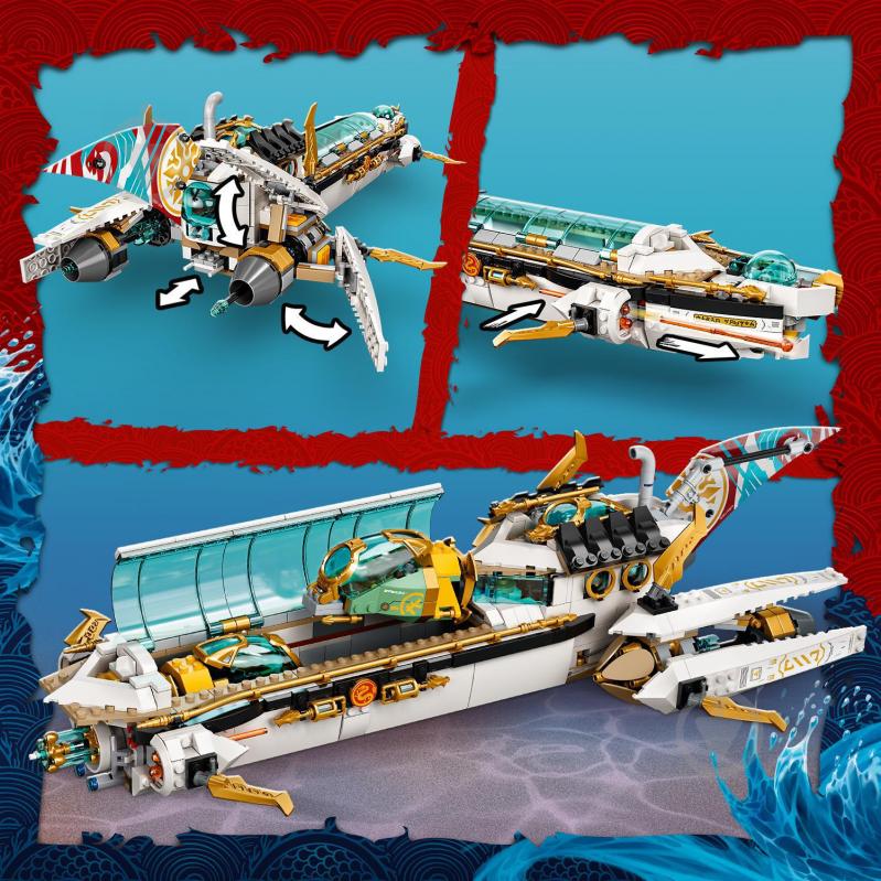 Конструктор LEGO Ninjago Подводный «Дар Судьбы» 71756 - фото 5