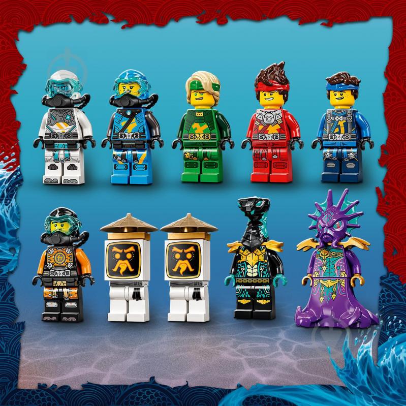 Конструктор LEGO Ninjago Подводный «Дар Судьбы» 71756 - фото 7