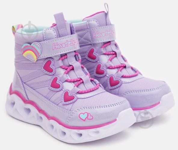 Черевики Skechers HEART LIGHTS 302668N LVMT р.23 сірий - фото 2