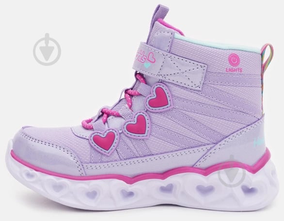 Черевики Skechers HEART LIGHTS 302668N LVMT р.23 сірий - фото 3