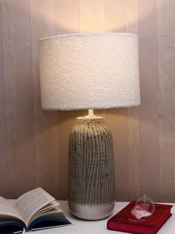 Настільна лампа Sensio Snow 1x40 Вт E27 білий ALT-T-A472 - фото 4