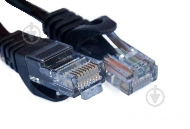 Патч-корд Gear GPC-UTPCCARJ45-0.5B, RJ45, UTP 5e, 24AWG 0,5 м чорний - фото 2