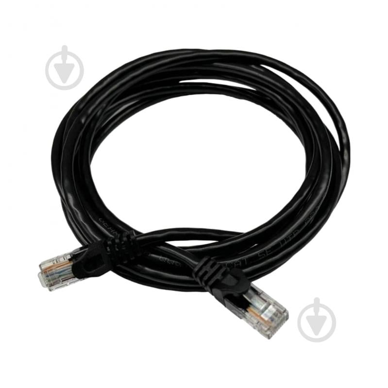 Патч-корд Gear GPC-UTPCCARJ45-0.5B, RJ45, UTP 5e, 24AWG 0,5 м чорний - фото 3