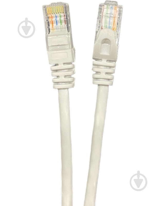 Патч-корд Gear GPC-UTPCCARJ45-0.5G, RJ45, UTP 5e, 24AWG 0,5 м сірий - фото 1