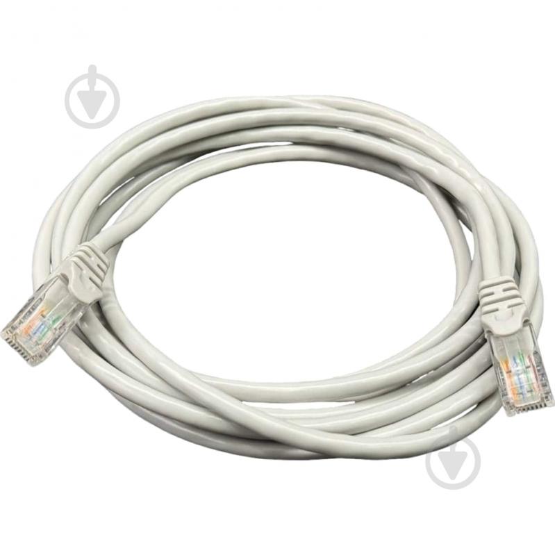 Патч-корд Gear GPC-UTPCCARJ45-1.5G, RJ45, UTP 5e, 24AWG 1,5 м серый - фото 2