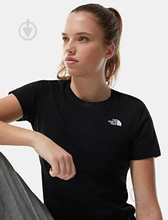 Футболка THE NORTH FACE W S/S SIMPLE DOME TEE NF0A4T1AJK31 р.L черный - фото 2