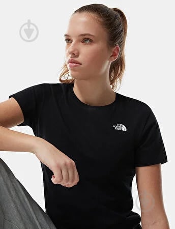 Футболка THE NORTH FACE W S/S SIMPLE DOME TEE NF0A4T1AJK31 р.S чорний - фото 2