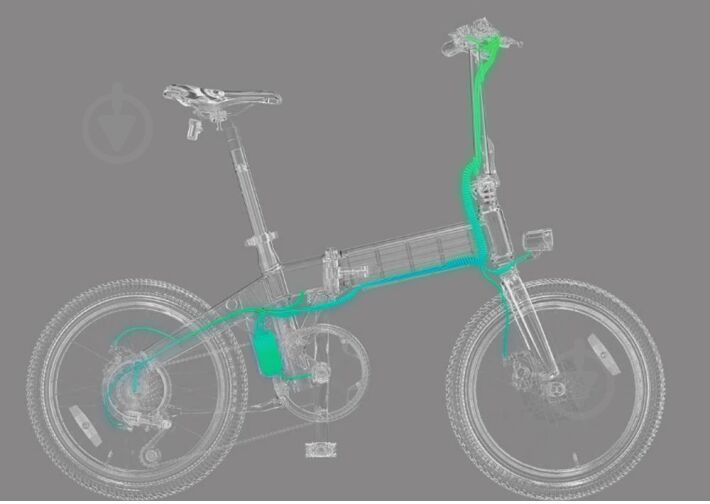 Электровелосипед HIMO Z20 Gray - фото 9