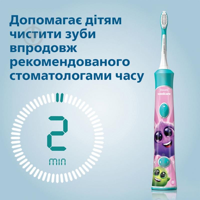 Электрическая зубная щетка Philips Sonicare For Kids HX6322/04 - фото 3