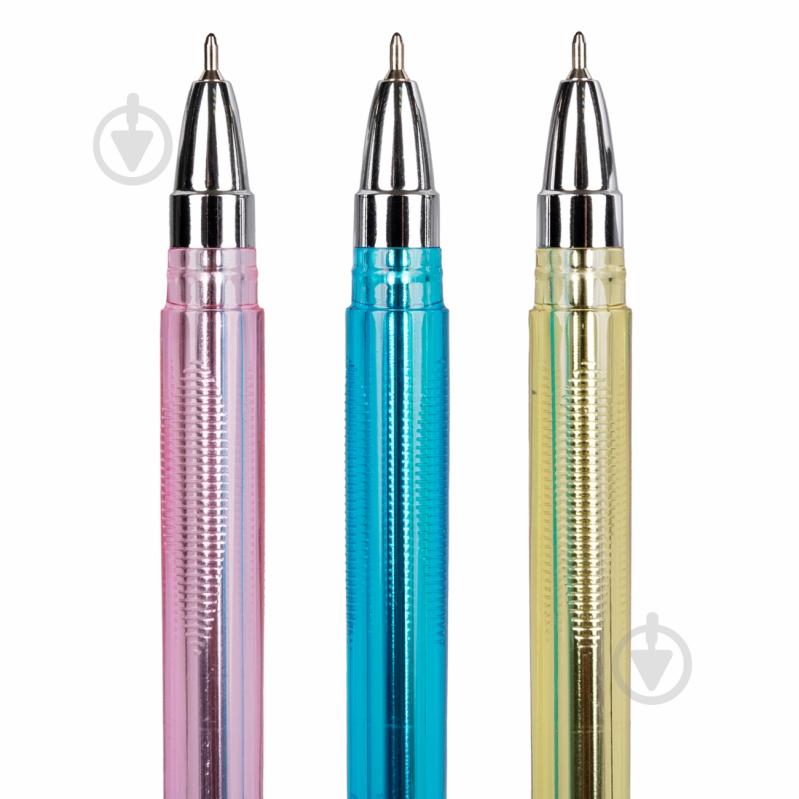Ручка шариковая YES Gradient 0,5 мм синяя 450201 - фото 3