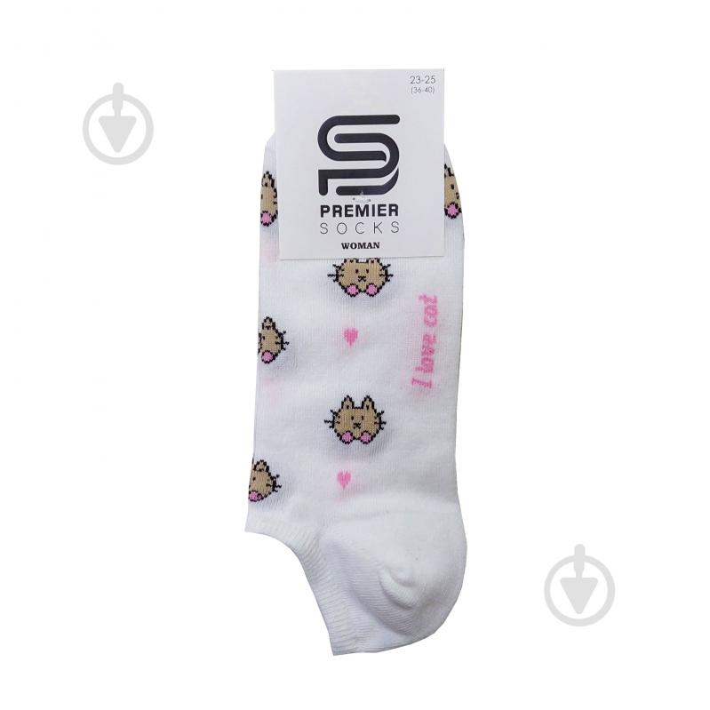 Носки женские Premier Socks I love cat р.23-25 белый - фото 1