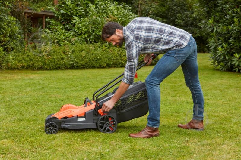 Газонокосарка електрична Black+Decker BEMW481BH - фото 4