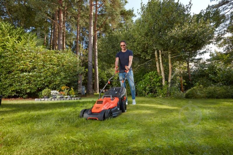 Газонокосарка електрична Black+Decker BEMW481BH - фото 5