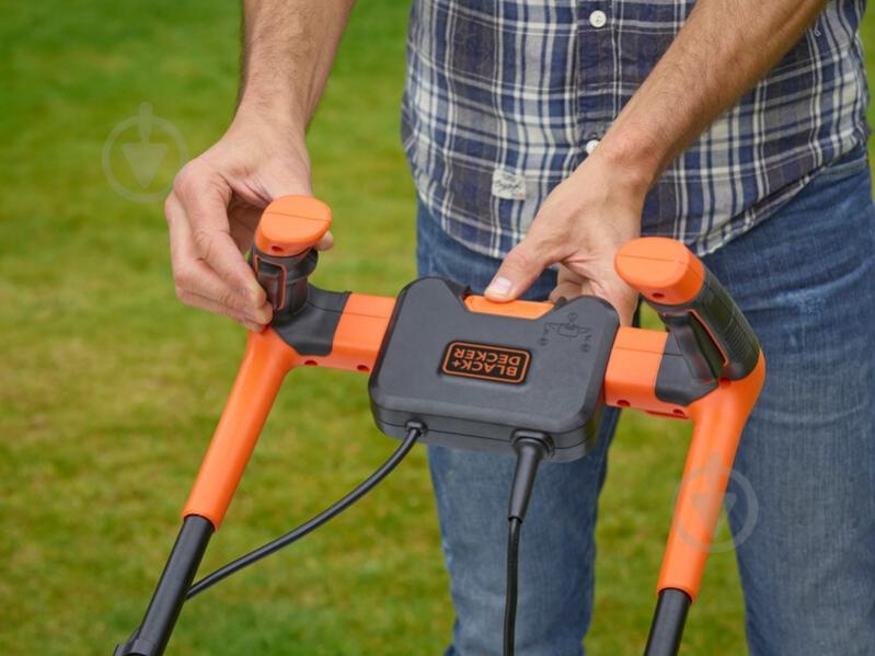 Газонокосарка електрична Black+Decker BEMW481BH - фото 8