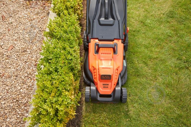 Газонокосарка електрична Black+Decker BEMW481BH - фото 9