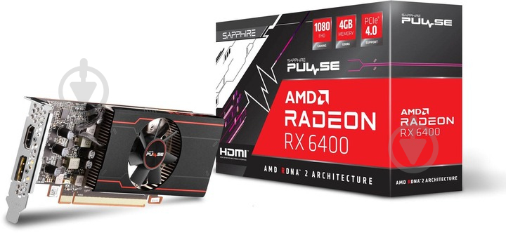 Видеокарта Sapphire Radeon RX 6400 4GB GDDR6 64bit (11315-01-20G) - фото 8