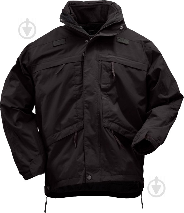 Куртка-парка чоловіча демісезонна 5.11 Tactical 3-In-1 Parka 28001 р.XXL чорна - фото 1