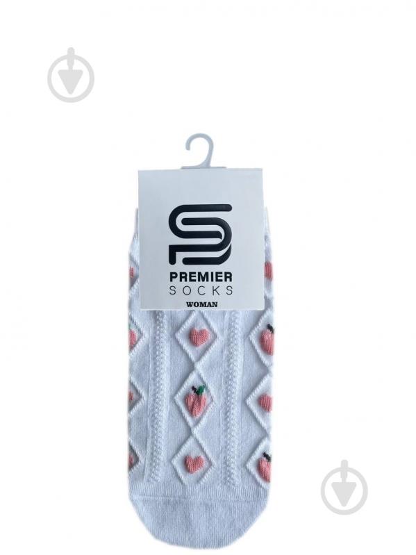 Шкарпетки жіночі Premier Socks ажурні р.23-25 білий - фото 1