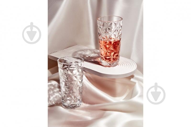 Набор стаканов высоких Pasabahce Estrella 360 мл 4 шт. - фото 3 Набор стаканов высоких Pasabahce Estrella 360 мл 4 шт. - фото 3