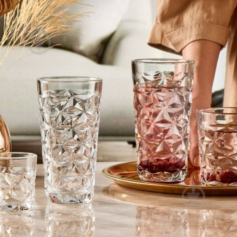 Набор стаканов высоких Pasabahce Estrella 360 мл 4 шт. - фото 2 Набор стаканов высоких Pasabahce Estrella 360 мл 4 шт. - фото 2