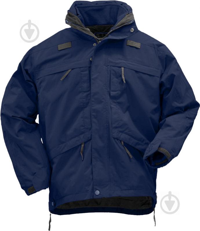 Куртка мужская демисезонная 5.11 Tactical Tactical 3-In-1 Parka 28001 р.S dark navy - фото 1