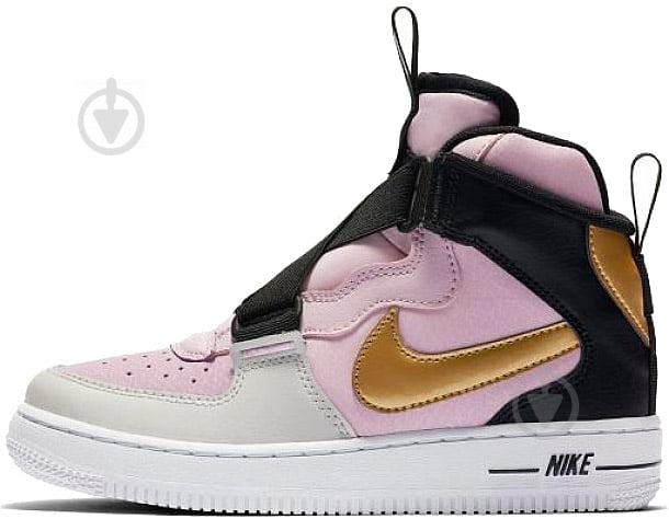 Кросівки для дівчаток демісезонні Nike FORCE 1 HIGHNESS BP BQ3599-500 р.27,5 рожеві - фото 3