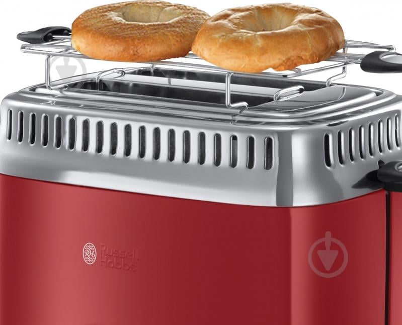 Тостер Russell Hobbs 21681-56 Retro Red - фото 2 Тостер Russell Hobbs 21681-56 Retro Red - фото 2