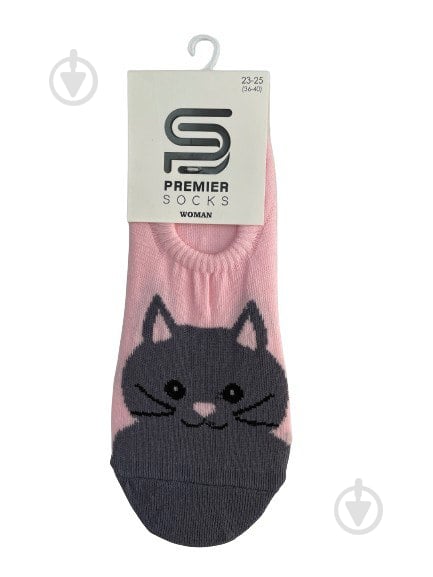 Шкарпетки жіночі Premier Socks р.23-25 світло-рожевий/сірий 1 шт. - фото 1