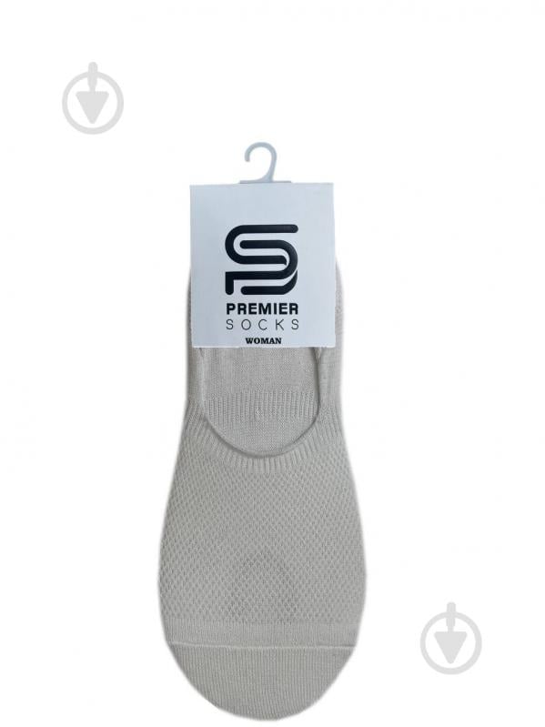 Носки женские Premier Socks сетка с силиконом р.23-25 белый - фото 1