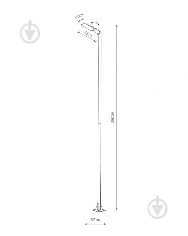 Фонарный столб Nowodvorski Pathway LED-модуль 60 Вт IPIP65 черный 10283 - фото 4