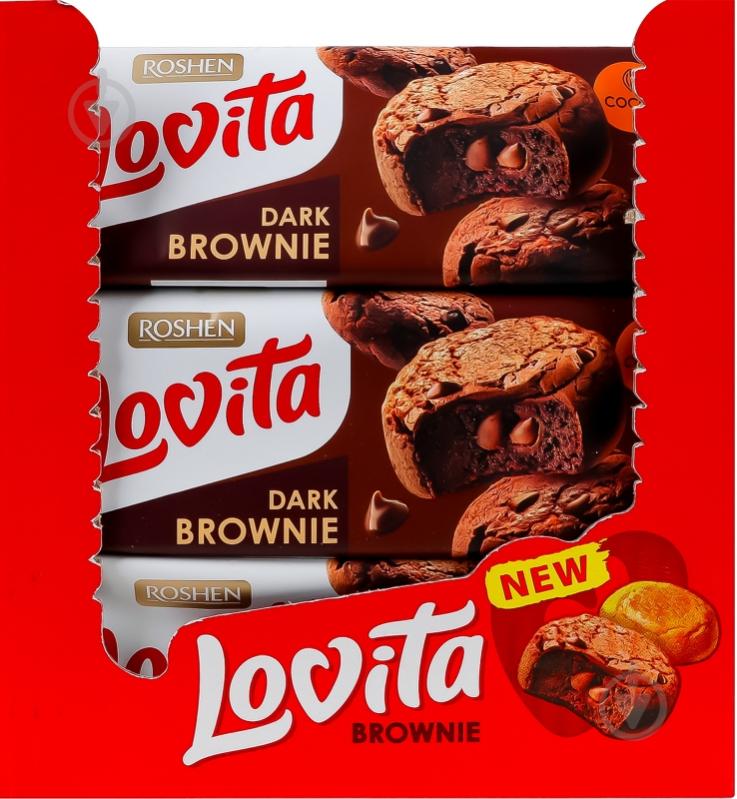 Печиво Roshen Dark brownie Lovita з какао 152 г - фото 8 Печиво Roshen Dark brownie Lovita з какао 152 г - фото 8