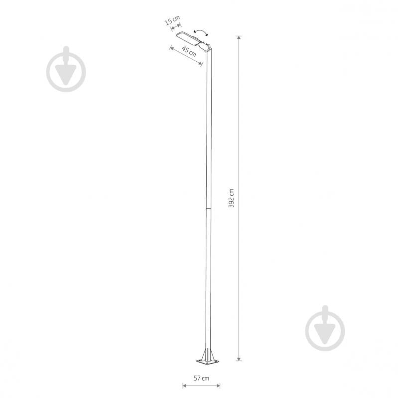 Фонарный столб Nowodvorski Pathway LED-модуль 60 Вт IPIP65 черный 10633 - фото 3 Фонарный столб Nowodvorski Pathway LED-модуль 60 Вт IPIP65 черный 10633 - фото 3
