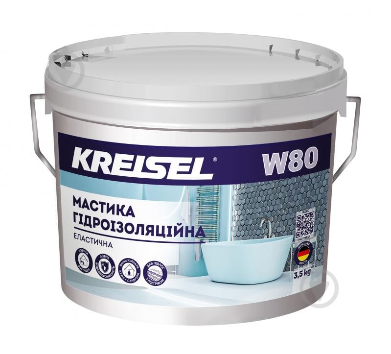 Мастика гідроізоляційна KREISEL NANOFIX W80 - фото 1