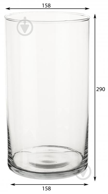 Ваза скляна Trend Glass Magnolia 29 см - фото 2