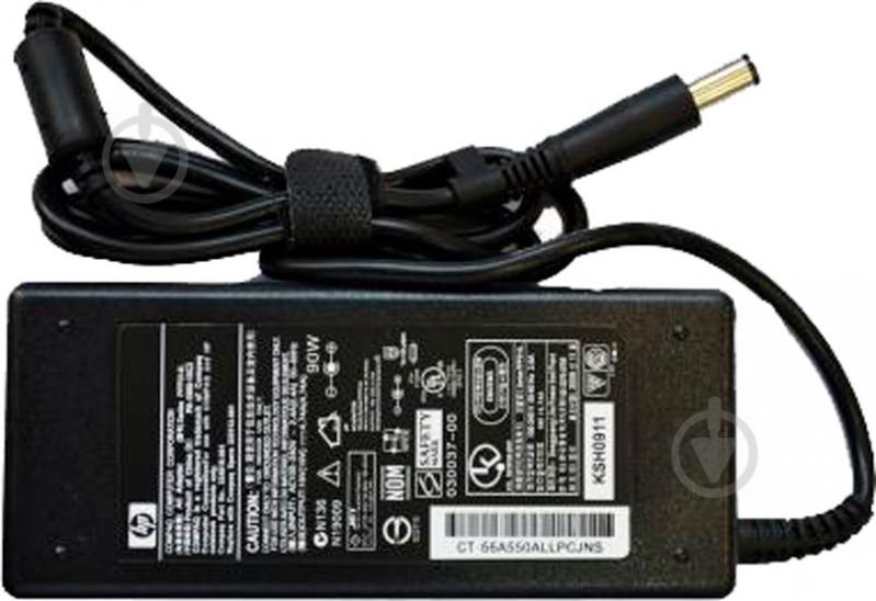 Блок питания к ноутбуку HP 90W 19.5V 4.62A разъем 7.4*5.0 148302 - фото 1