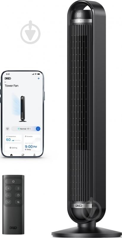 Вентилятор підлоговий Dreo DR-HTF011S Black (1148832) - фото 1