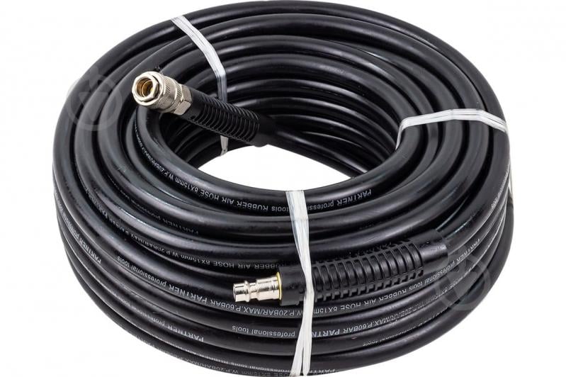 Шланг армированный Partner PA-AHC-10/F резиновый воздушный с фитингами 8х15 мм 15 м 15 м - фото 1 Шланг армированный Partner PA-AHC-10/F резиновый воздушный с фитингами 8х15 мм 15 м 15 м - фото 1