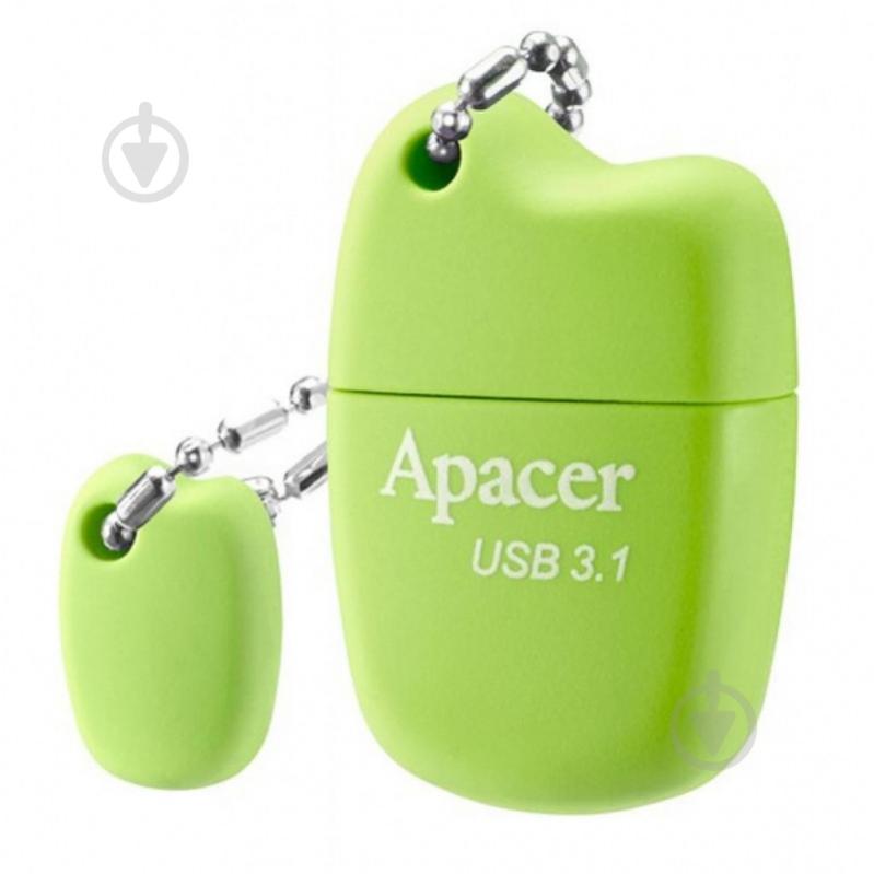 Флеш-память Apacer AH159 32 ГБ USB 3.0 green (AP32GAH159G-1) - фото 1