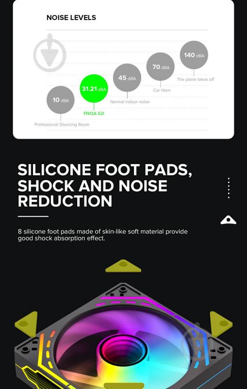 Корпусний кулер GameMax FN12A-S2I - фото 10