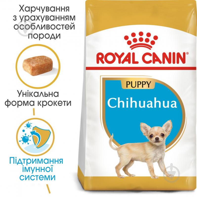 Корм сухой Royal Canin CHIHUAHUA PUPPY 0,5 кг (домашняя птица) 500 г - фото 2