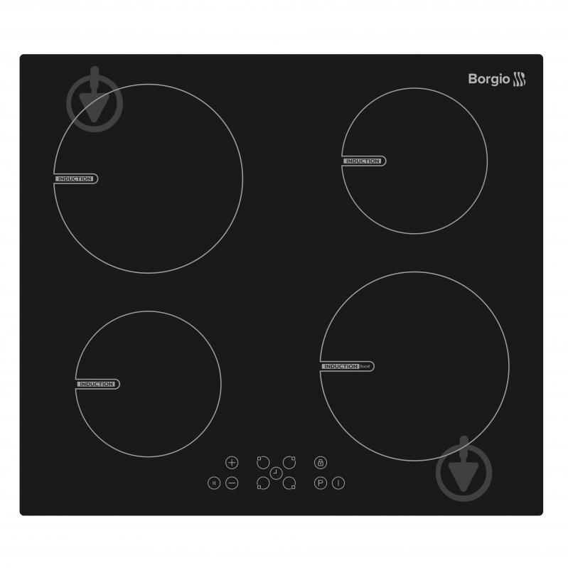 Варильна поверхня індукційна Borgio IC 640 TCE Black - фото 1